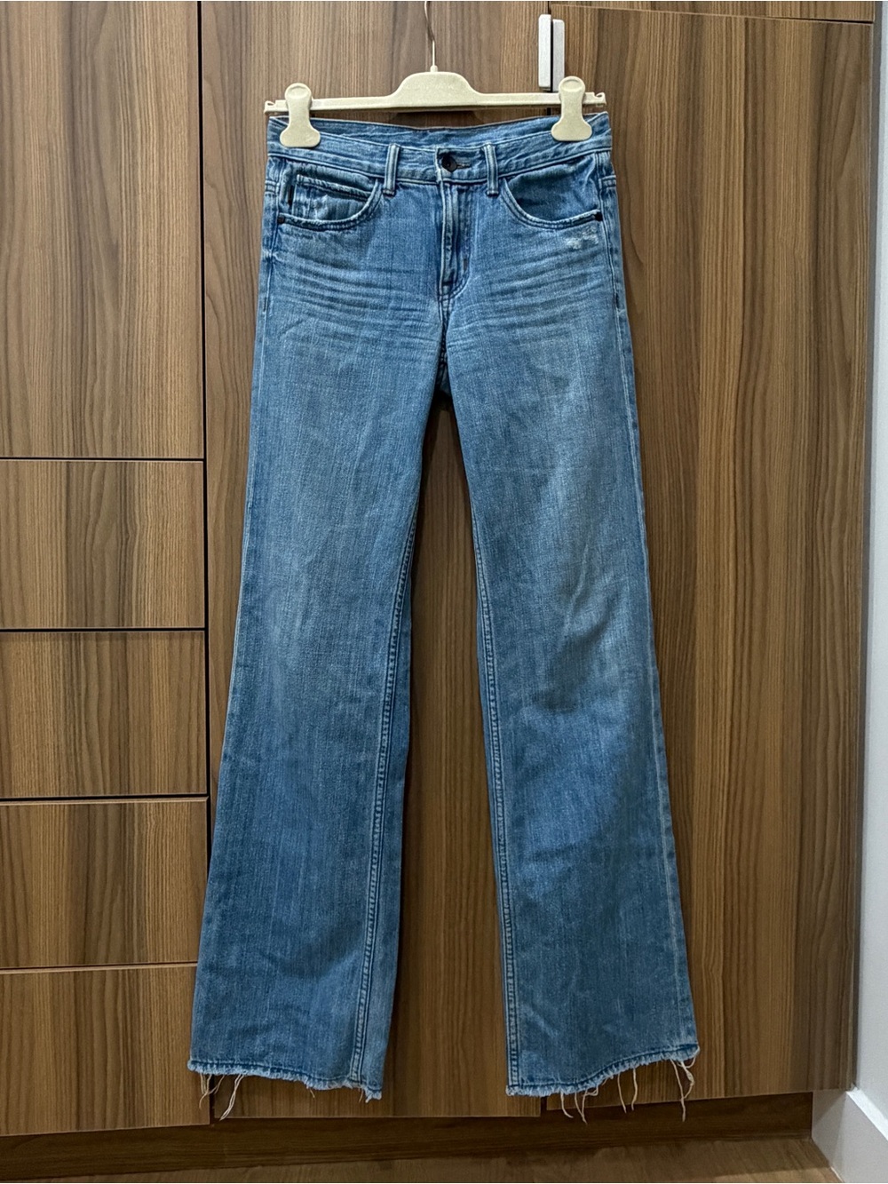 Classic Women's Blue Wide-Leg Jeans